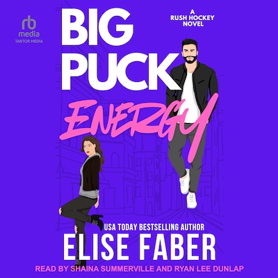 Big Puck Energy – omslag til lydbogen af Elise Faber