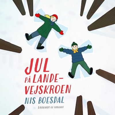 Jul på landevejskroen – omslag til lydbogen af Nis Boesdal