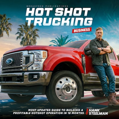 Hotshot Trucking Business – omslag til lydbogen af Steelman Hank