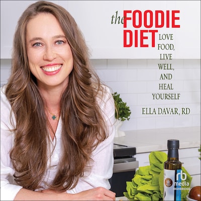 The Foodie Diet – omslag til lydbogen af Ella Davar, RD