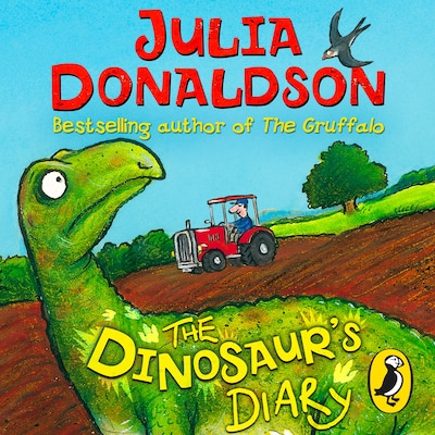 The Dinosaur's Diary – omslag til lydbogen af Julia Donaldson