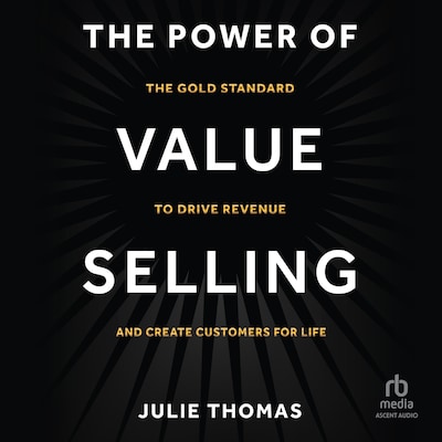 The Power of Value Selling – omslag til lydbogen af Julie Thomas