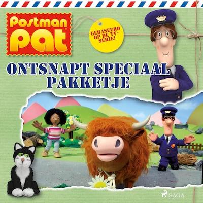 Pieter Post - Ontsnapt speciaal pakketje – omslag van het luisterboek van John A. Cunliffe
