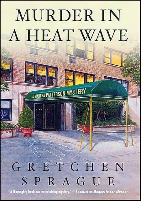 Murder in a Heat Wave – omslag til lydbogen af Gretchen Sprague