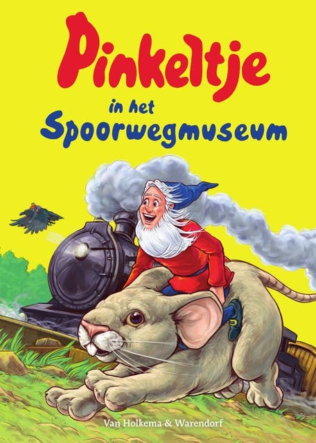 Pinkeltje in het Spoorwegmuseum – omslag van het luisterboek van Studio Dick Laan