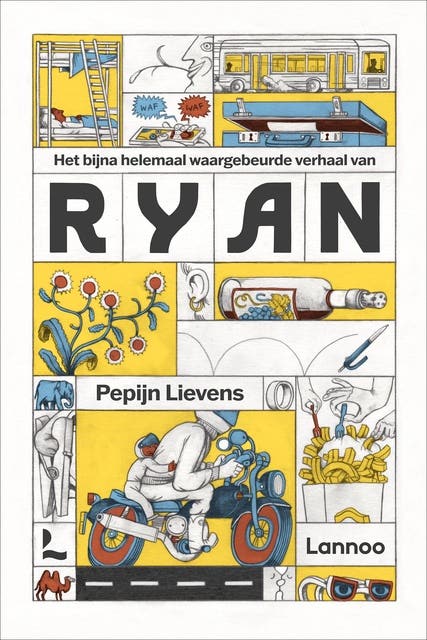 Het bijna helemaal waargebeurde verhaal van Ryan – omslag van het luisterboek van Pepijn Lievens