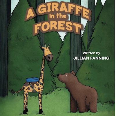 A Giraffe In The Forest – okładka audiobooka, autor Jillian Fanning