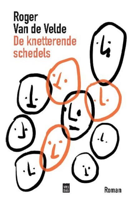 De knetterende schedels – omslag van het luisterboek van Roger van de Velde