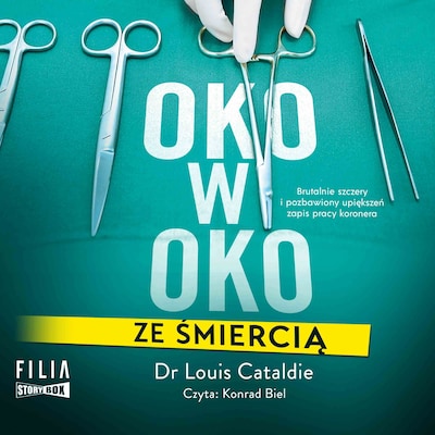 Oko w oko ze śmiercią – okładka audiobooka, autor Louis Cataldie