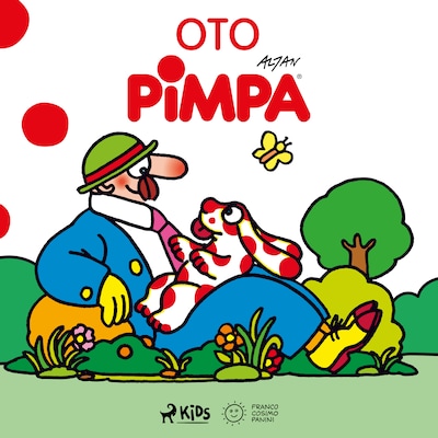 Oto Pimpa – okładka audiobooka, autor Altan