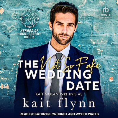 The Not So Fake Wedding Date – omslag til lydbogen af Kait Flynn
