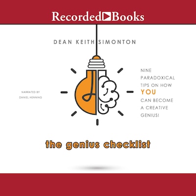 The Genius Checklist – omslag til lydbogen af Dean Keith Simonton