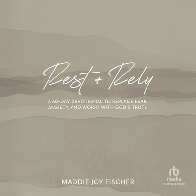 Rest + Rely – omslag til lydbogen af Maddie Joy Fischer