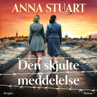 Den skjulte meddelelse – omslag til lydbogen af Anna Stuart