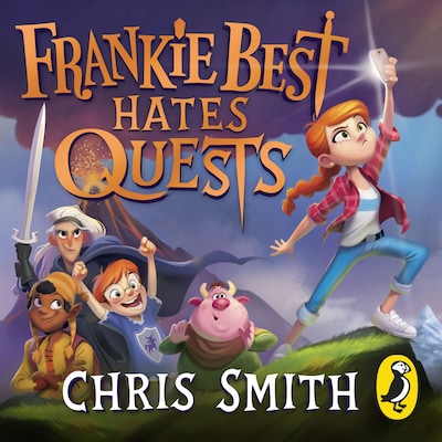 Frankie Best Hates Quests – omslag til lydbogen af Chris Smith