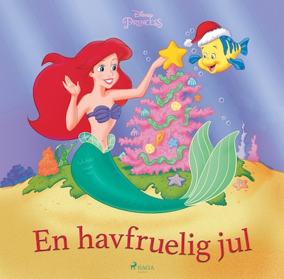 Den lille havfrue - En havfruelig jul – omslag til lydbogen af Disney