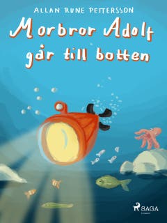 Morbror Adolf går till botten – omslag till ljudboken av Allan Rune Pettersson