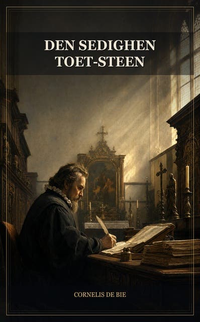 Den sedighen toet-steen – omslag van het luisterboek van Cornelis De Bie