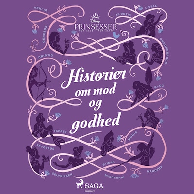 Disney-prinsesser - Historier om mod og godhed – omslag til lydbogen af Disney
