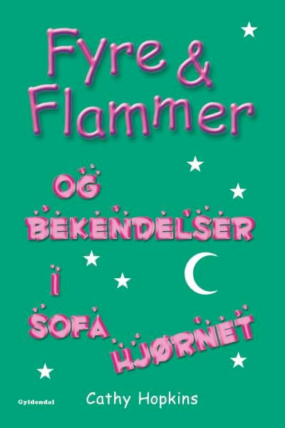 Fyre & Flammer 4 - og bekendelser i sofahjørnet – omslag til lydbogen af Cathy Hopkins