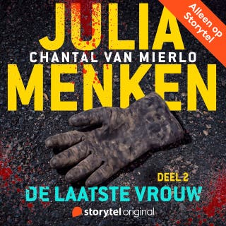 Julia Menken - Deel 2: De laatste vrouw – omslag van het luisterboek van Chantal van Mierlo