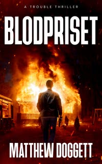 Blodpriset – omslag till ljudboken av Matthew Doggett