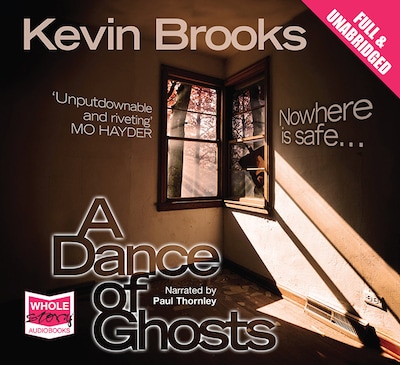 A Dance of Ghosts – omslag til lydbogen af Kevin Brooks