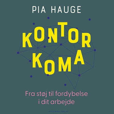 Kontorkoma – omslag til lydbogen af Pia Hauge
