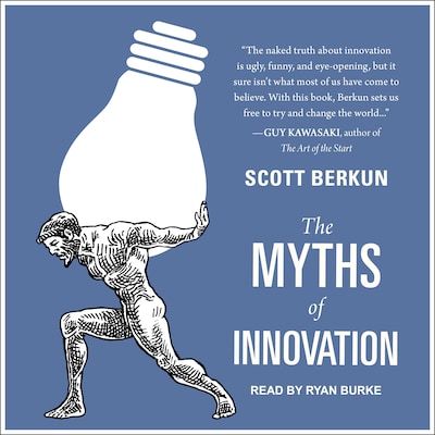 The Myths of Innovation – omslag til lydbogen af Scott Berkun