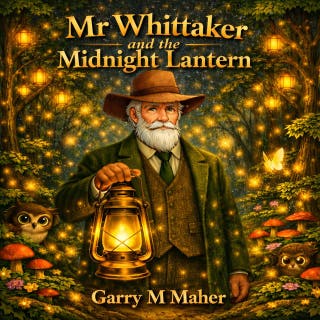 Mr Whittaker and the Midnight Lantern: A Cosy Adventure Filled with Woodland Wonder – omslag till ljudboken av Garry M Maher