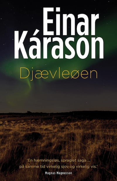 Djævleøen – omslag til lydbogen af Einar Kárason