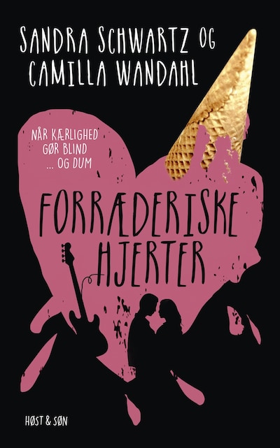 Forræderiske hjerter – omslag til lydbogen af Camilla Wandahl, Sandra Schwartz