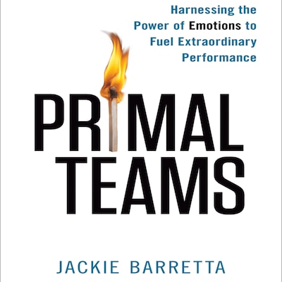 Primal Teams – omslag til lydbogen af Jackie Barretta