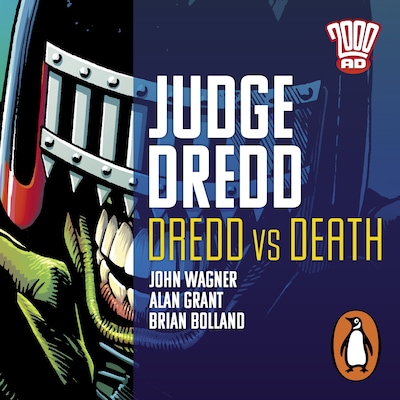 Judge Dredd: Dredd V Death – omslag til lydbogen af John Wagner