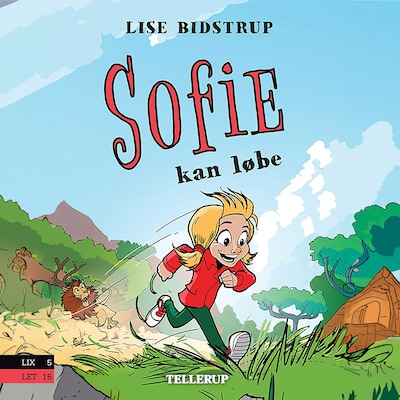 Sofie #1: Sofie kan løbe – omslag til lydbogen af Lise Bidstrup