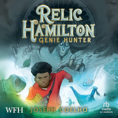 Relic Hamilton, Genie Hunter – omslag til lydbogen af Joseph Coelho
