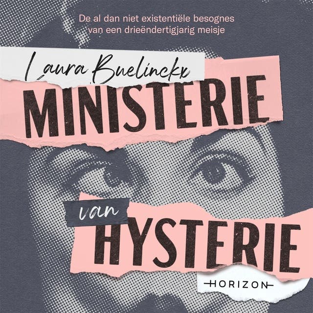 Ministerie van Hysterie – omslag van het luisterboek van Laura Buelinckx