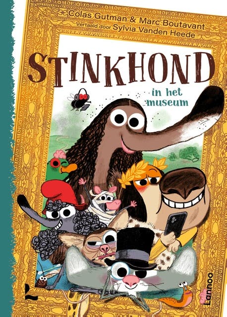 Stinkhond in het museum – omslag van het luisterboek van Colas Gutman