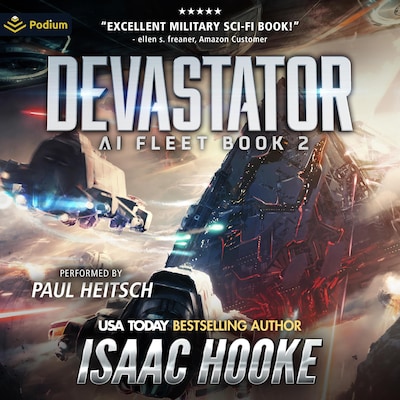 Devastator – omslag til lydbogen af Isaac Hooke