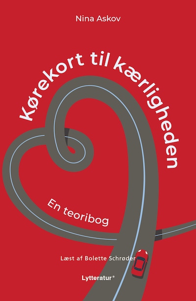 Kørekort til kærligheden – omslag til lydbogen af Nina Askov