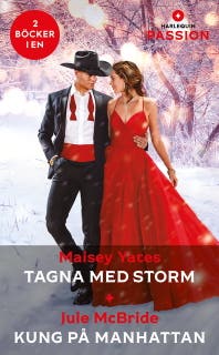 Tagna med storm / Kung på Manhattan – omslag till ljudboken av Jule Mcbride,Maisey Yates