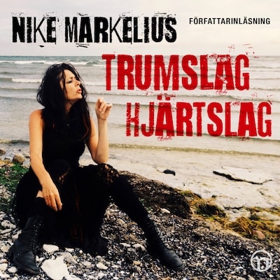 Trumslag hjärtslag – omslag till ljudboken av Nike Markelius