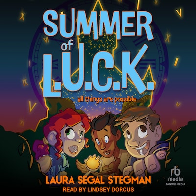 Summer of L.U.C.K. – omslag til lydbogen af Laura Segal Stegman