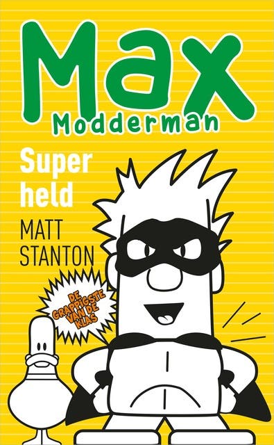 Superheld – omslag van het luisterboek van Matt Stanton