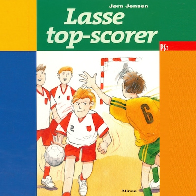 Lasse top-scorer – omslag til lydbogen af Jørn Jensen