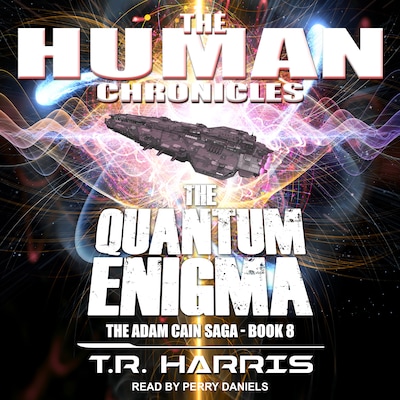 The Quantum Enigma – omslag til lydbogen af T.R. Harris