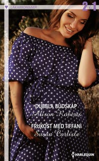 Dubbla budskap / Frukost med Tiffani – omslag till ljudboken av Alison Roberts,Susan Carlisle