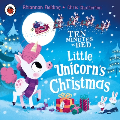 Ten Minutes to Bed: Little Unicorn's Christmas – omslag til lydbogen af Rhiannon Fielding