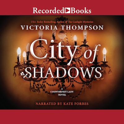 City of Shadows – omslag til lydbogen af Victoria Thompson