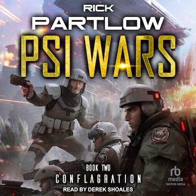 Psi Wars 2 – omslag til lydbogen af Rick Partlow